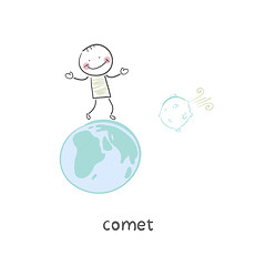 Image showing comet