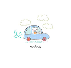 Image showing Eco car