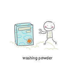 Image showing washing powder