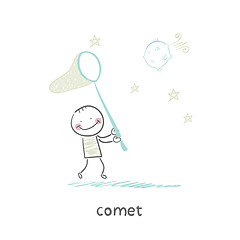 Image showing comet