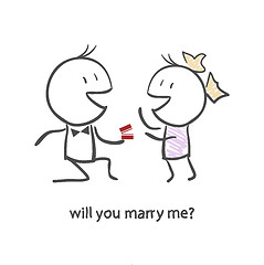 Image showing  Will you marry me