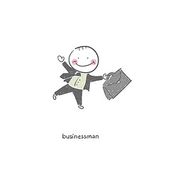 Image showing Businessman. Illustration.