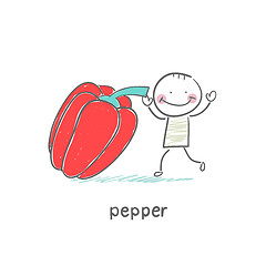 Image showing Pepper and people