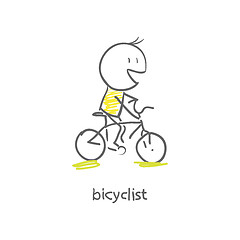 Image showing cyclist