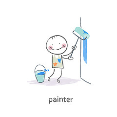 Image showing Painter