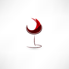 Image showing Glass Of Wine Icon