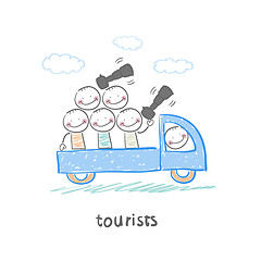 Image showing Tourists