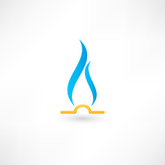 Image showing Gas Flame Icon