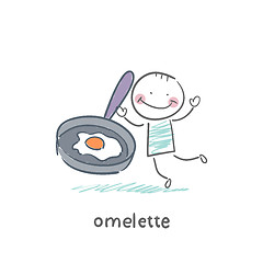 Image showing Omelette