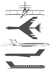 Image showing airplane symbols