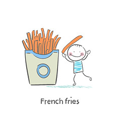 Image showing French fries