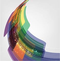 Image showing Abstract Line Background Vector