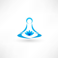 Image showing Yoga icon