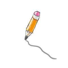 Image showing Pencil vector illustration