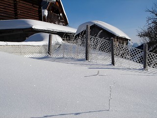 Image showing Houses on landscape