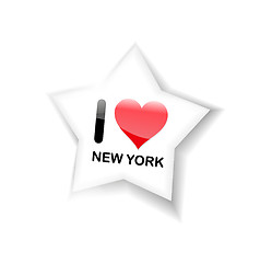 Image showing I love new york sign