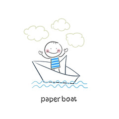 Image showing Paper Boat
