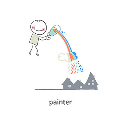 Image showing Painter