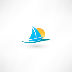 Image showing Yacht Icon