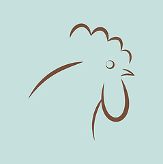 Image showing Rooster Icon