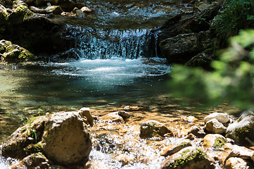 Image showing Waterfall in Bavarian Alps