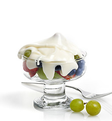 Image showing  Fruits With Yogurt 