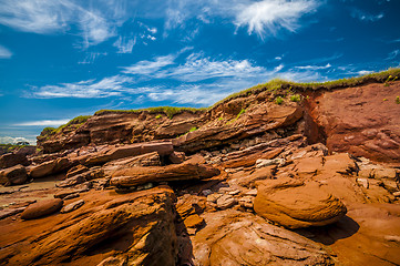 Image showing Rocky cliff