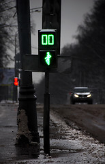 Image showing Gloomy winter street