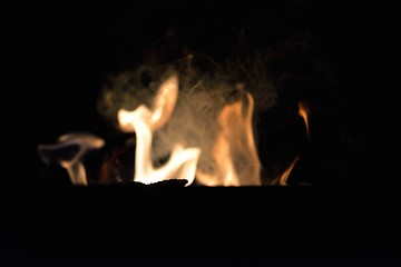 Image showing fire flame background