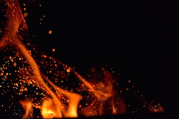 Image showing fire flame background