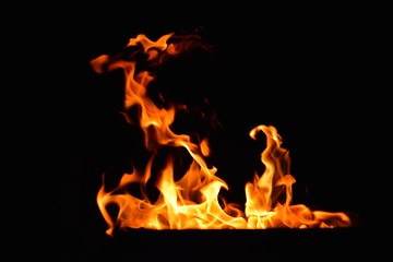 Image showing fire flame background