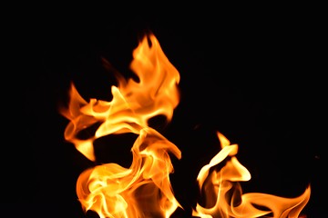 Image showing fire flame background