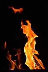 Image showing fire flame background