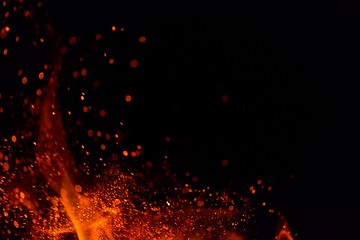 Image showing fire flame background