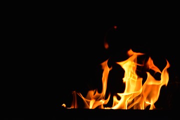 Image showing fire flame background