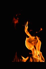 Image showing fire flame background