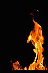 Image showing fire flame background