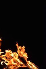 Image showing fire flame background