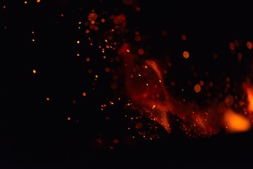 Image showing fire flame background