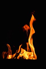 Image showing fire flame background