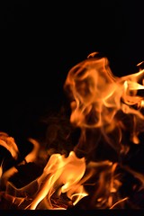 Image showing fire flame background