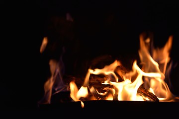 Image showing fire flame background