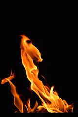 Image showing fire flame background