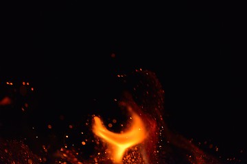 Image showing fire flame background