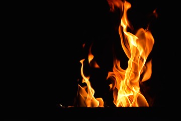 Image showing fire flame background