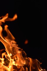 Image showing fire flame background