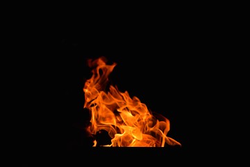 Image showing fire flame background