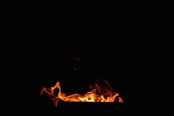 Image showing fire flame background