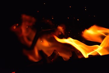 Image showing fire flame background