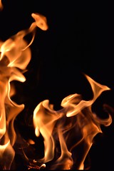 Image showing fire flame background